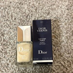Dior Pearly Top Coat Vernis 001 - Shimmery Cream